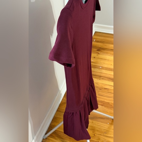 LOFT Burgundy Drop-Waist Dress – Size XS-Never Worn - Picture 5 of 8